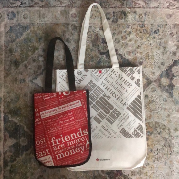 lululemon athletica Handbags - (2) Lululemon Reusable Bags